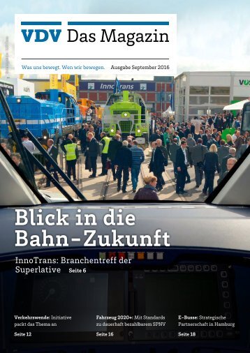 VDV Das Magazin Ausgabe September 2016