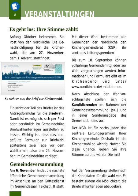 Gemeindebrief September Oktober November INTERNET