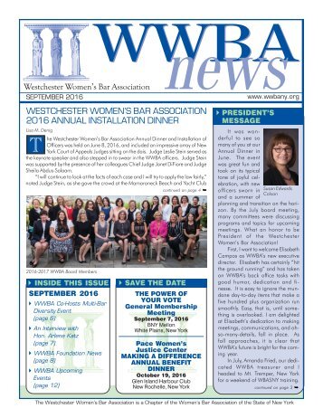 WWBA September 2016 Newsletter