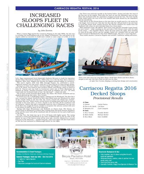 Caribbean Compass Yachting Magazine September 2016