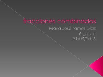 fracciones combinadas pdf