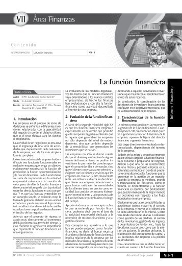 Lectura sesión 2 Función financiera