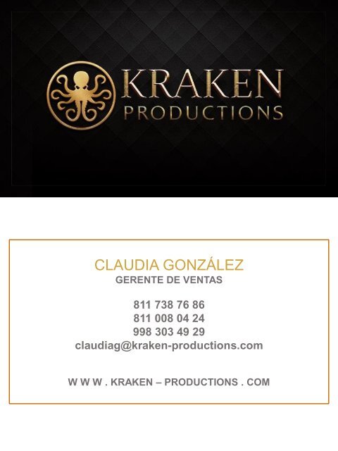 Brochure Kraken Productions 2015