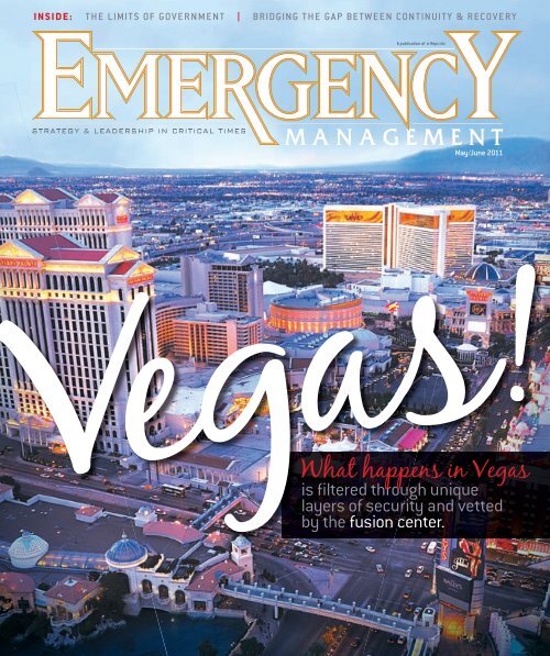 Emergency Management Magazine May 2011 - The Nationwide ...