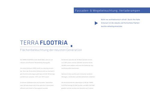 TERRA FLOOTRiA - Produktblatt