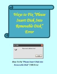 Ways to Fix “Please insert disk into removable disk” Error