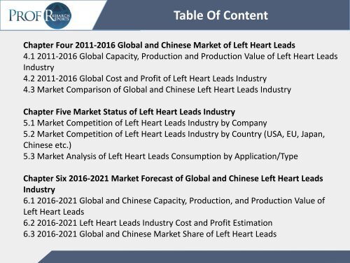 Left Heart Leads Industry, 2011-2021 Market Research According to Global and Chinese Market