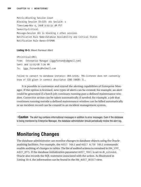 Beginning Oracle Database 11g Administration From Novice to Professional