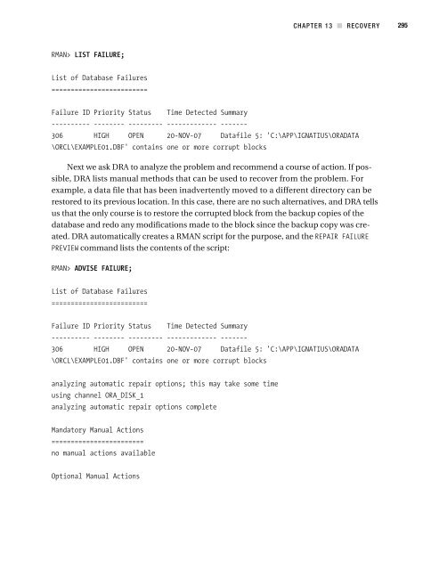 Beginning Oracle Database 11g Administration From Novice to Professional