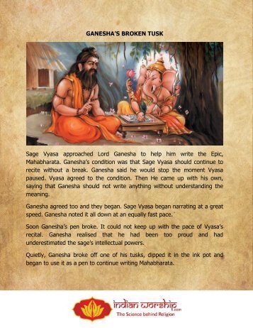 Ganesh stories on template