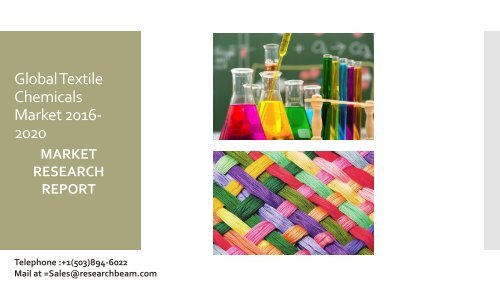 Global Textile Chemicals Market 2016-2020