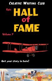 Creative Writing Club - Hall of Fame (volume 7)
