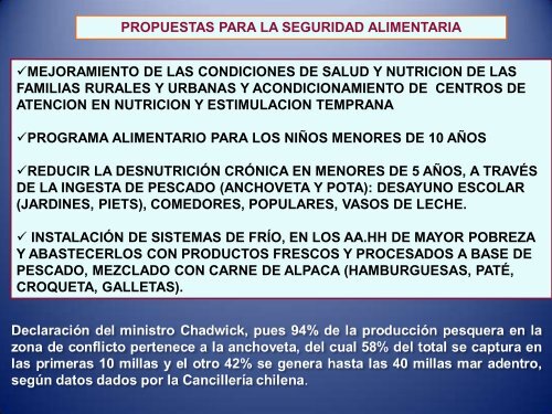 CONIPESCA 2014 Diapositivas Muñante Pesca artesanal Tacna