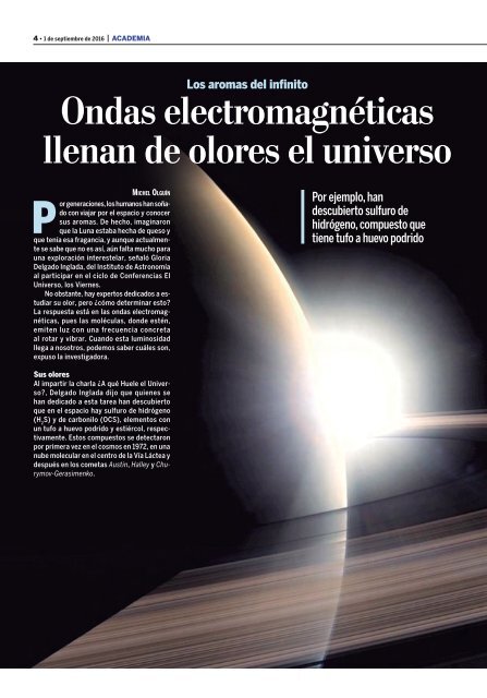 Los aromas del universo