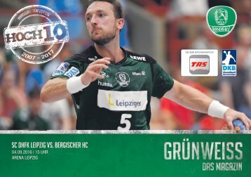 GRÜNWEISS – das Magazin der DHfK-Handballer