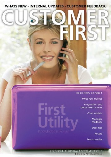 Customer First - Edition 3-2