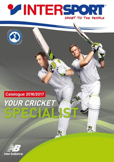 Intersport Cricket Catalogue