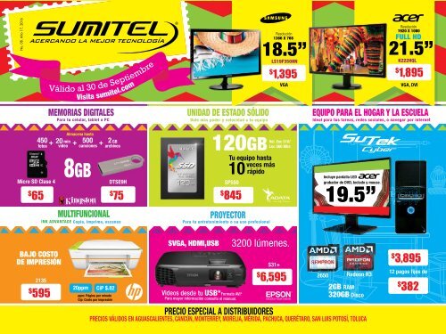 Catálogo de Tecnología SUMITEL 30SEP´16