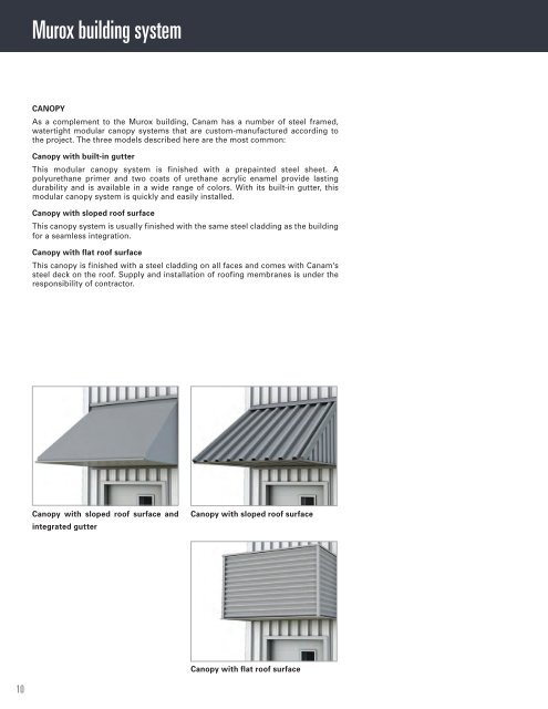 MUROX PREFABRICATED BUILDINGS