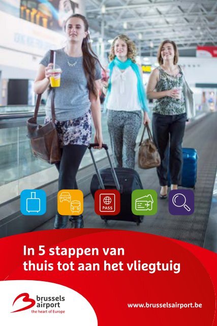 In 5 stappen van thuis tot aan het vliegtuig