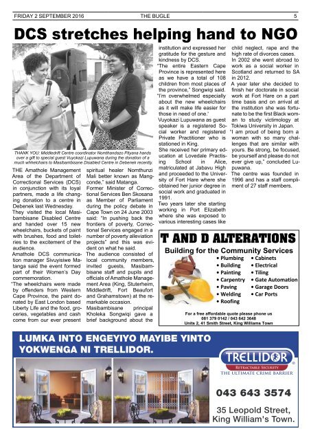 BUGLE 02-09-2016