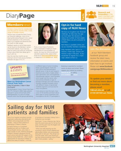 NUH News Summer edition