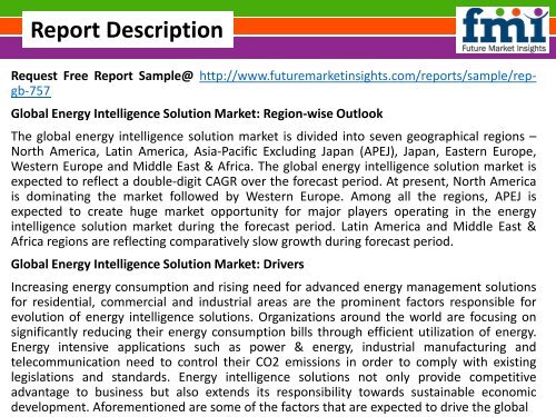 Energy Intelligence Solution Market Trends and Competitive Landscape Outlook to 2025