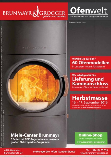 Brunmayr & Grogger Ofenwelt 2016