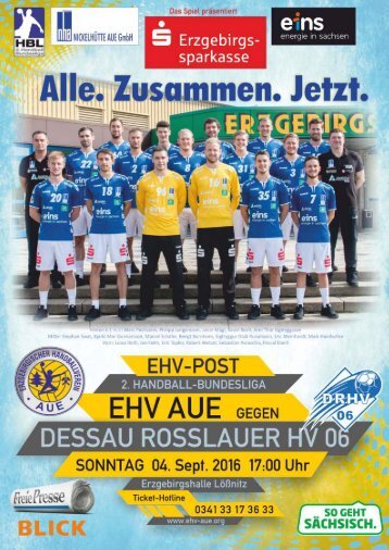 EHV Post EHV Aue gegen Dessau Rosslauer HV 06