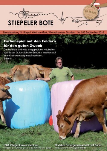 Stiepeler Bote 243 - September 2016