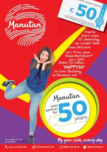 50 Jahre Manutan