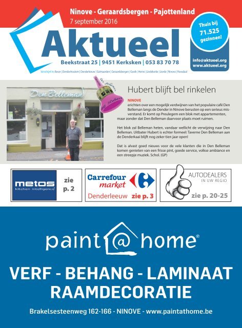 Editie Ninove 7 september 2016