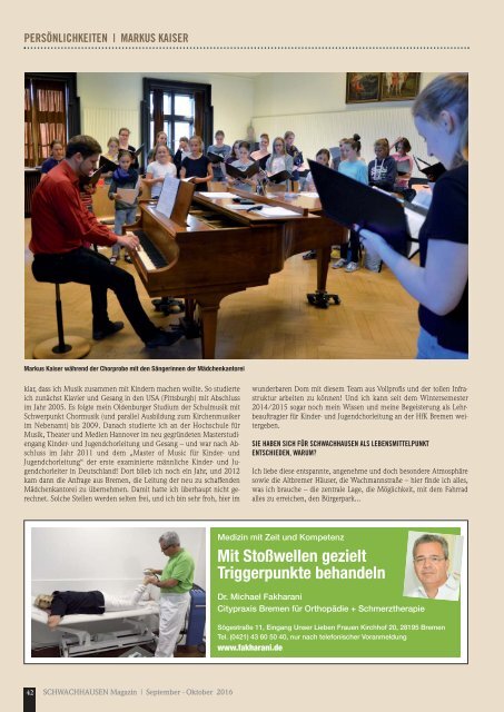 SCHWACHHAUSEN Magazin | September-Oktober 2016