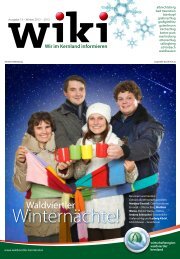 WIKI-Zeitung Winter 2012 - Marktgemeinde Sallingberg