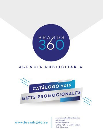 BRANDS 360 Gifts Promocionales 2015-2016