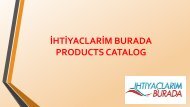 İHTİYACLARİM BURADA PRODUCTS CATALOG