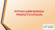 İHTİYACLARİM BURADA PRODUCTS CATALOG