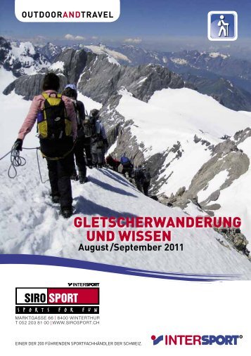 GLETSCHERWANDERUNG UND WISSEN