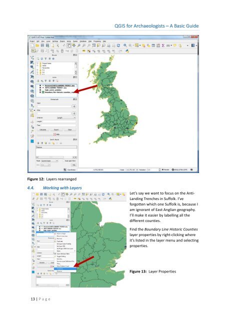 QGIS for Archaeologists – A Basic Guide Contents