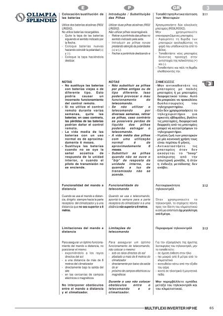 MANUALE MULTIFLEXI INVERTER.pmd - KlimaShop!