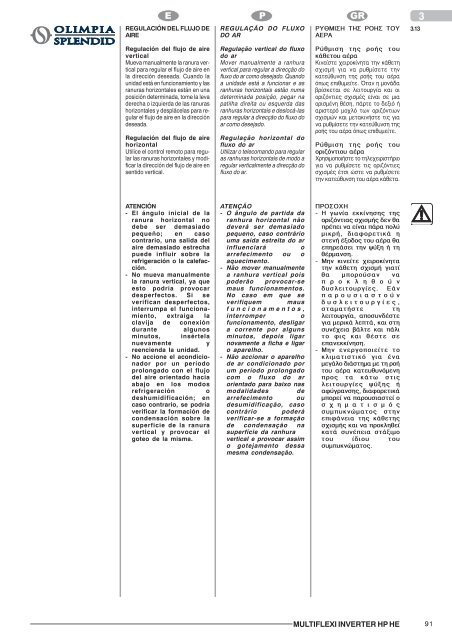 MANUALE MULTIFLEXI INVERTER.pmd - KlimaShop!