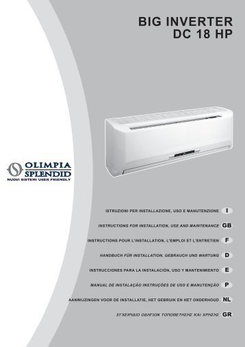 big inverter dc 18 hp - Olimpia Splendid