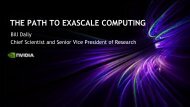 THE PATH TO EXASCALE COMPUTING