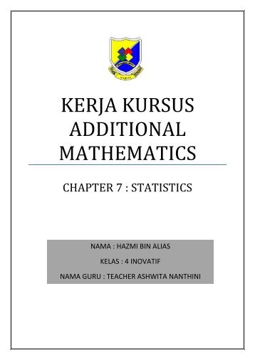 Kerja Kursus Addmath ami