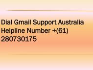 Gmail Tech Support Australia Number 61280730175 Fix Gmail Issues 