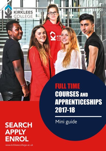 Full time courses and Apprenticeships mini guide 17-18 web