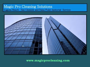 Residential Cleaning Dana Point, CA|Magic Pro Cleaning Solutions