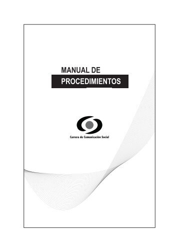 MANUAL DE PROCEDIMIENTOS FACSO