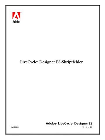 LiveCycle® Designer ES-Skriptfehler - Adobe