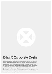 Büro X Corporate Design